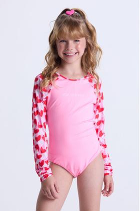 Imagem de Maiô Infantil Manga Longa Estampas Fofas