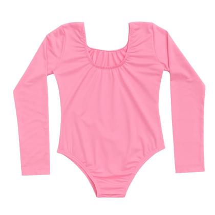 Imagem de Maiô Infantil Manga Longa Proteção Solar Body Liso Básico