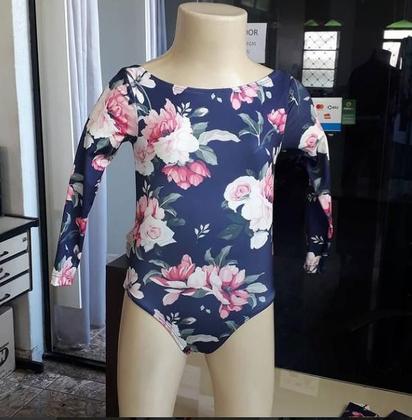 Imagem de Maiô Infantil Manga Longa Proteção Solar Uv 50 Body Surfista