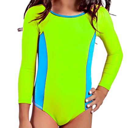 Imagem de Maiô Infantil Natação Criança Com Forro Interno Poliamida