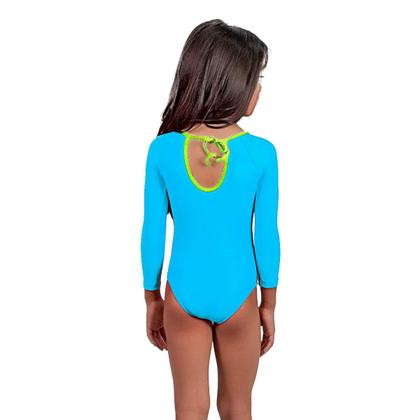 Imagem de Maiô Infantil Natação Criança Com Forro Interno Poliamida