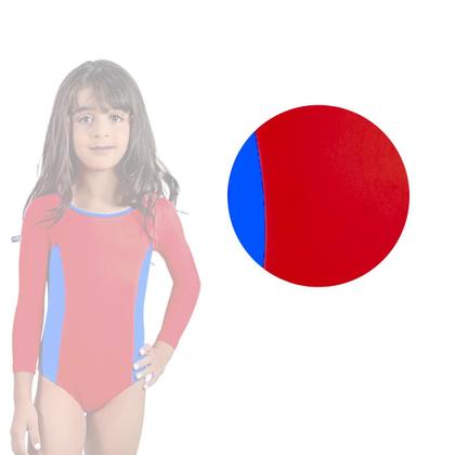 Imagem de Maiô Infantil Natação Criança Com Forro Interno Poliamida