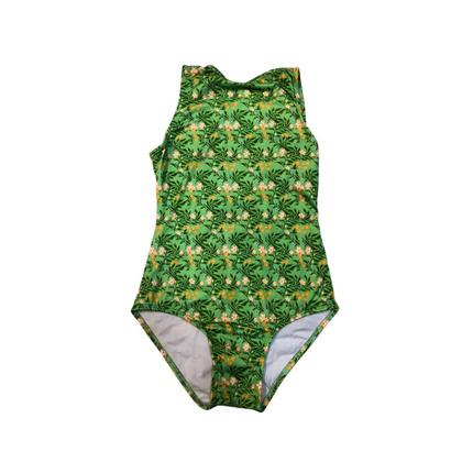 Imagem de Maiô Infantil Proteção UPF50+ Body Green Flower - Mystique Nature