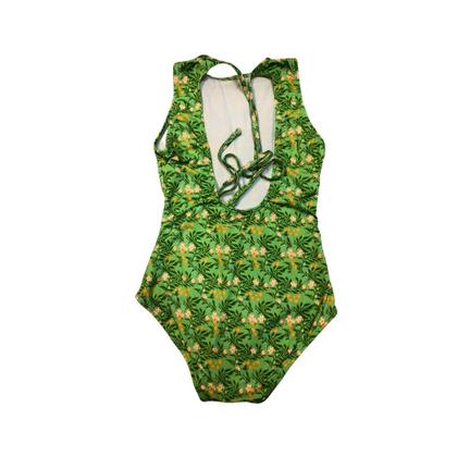 Imagem de Maiô Infantil Proteção UPF50+ Body Green Flower - Mystique Nature