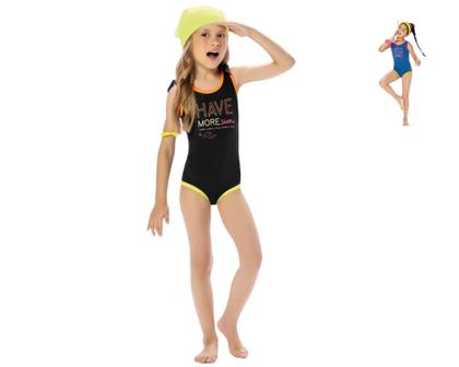 Imagem de Maiô infantil roupa p/ natação piscina praia alta-qualidade