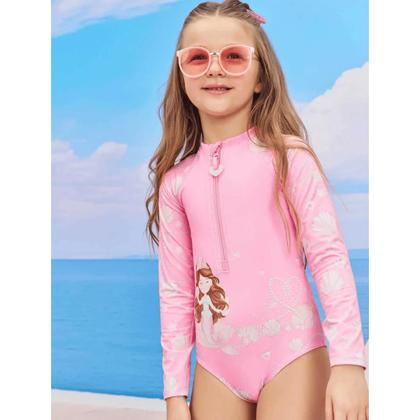 Imagem de Maio Manga Longa Sereia Malha Dry UV Infanti