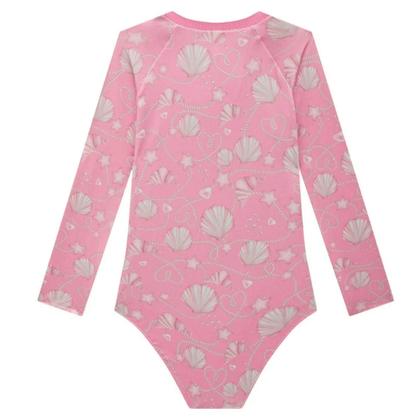 Imagem de Maio Manga Longa Sereia Malha Dry UV Infanti