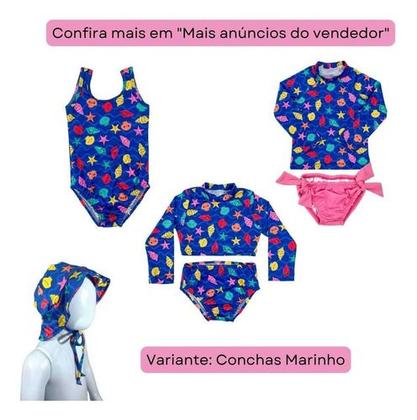 Imagem de Maio Menina Natação Praia Piscina Infantil Juvenil Com Forro