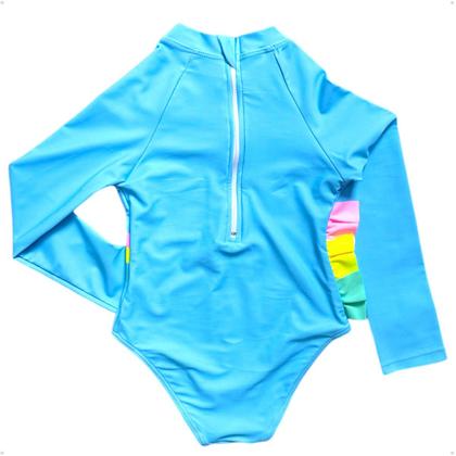 Imagem de Maiô Meninas Manga Longa Infantil Bebe Com Proteção Uv50 Maio