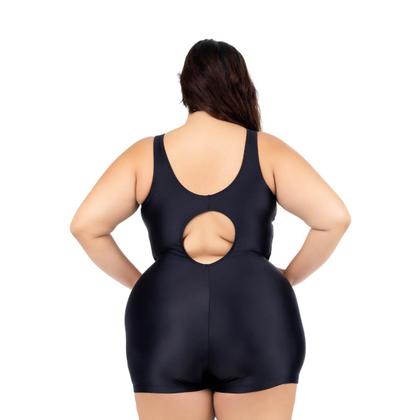 Imagem de Maiô Natação Hidroginástica Plus 50 ao 56 Recorte Lateral