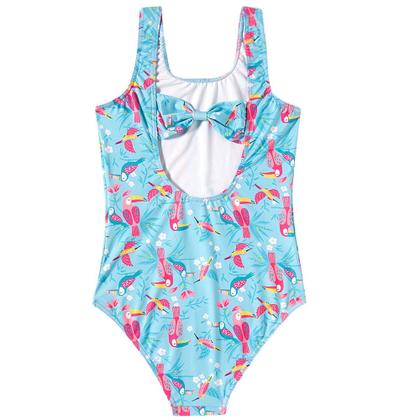 Imagem de Maiô Para Menina Com Proteção Solar Uv50+ Laço Tip Top 1275