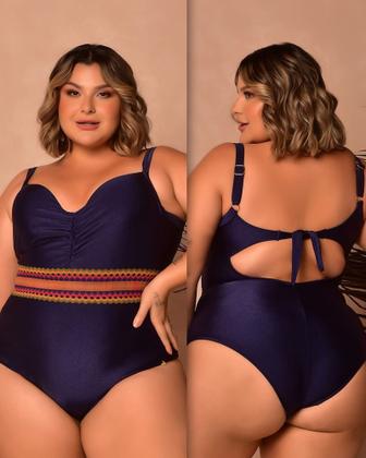 Imagem de Maio Plus size liso com bojo