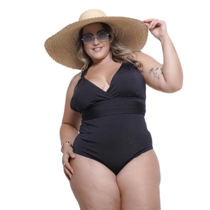 Imagem de Maiô Plus Size Multiformas Modelador Com Bojo Moda Praia