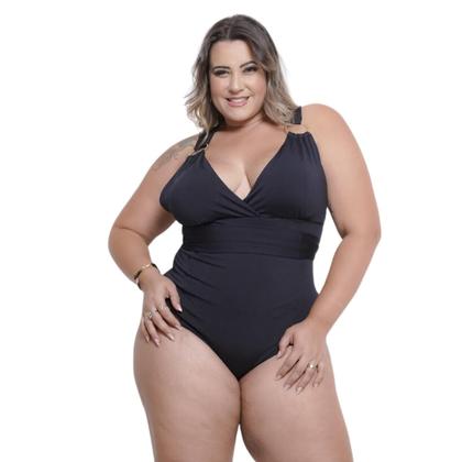 Imagem de Maiô Plus Size Multiformas Modelador Com Bojo Moda Praia