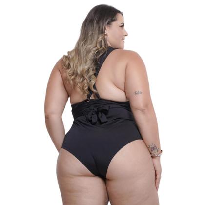 Imagem de Maiô Plus Size Multiformas Modelador Com Bojo Moda Praia