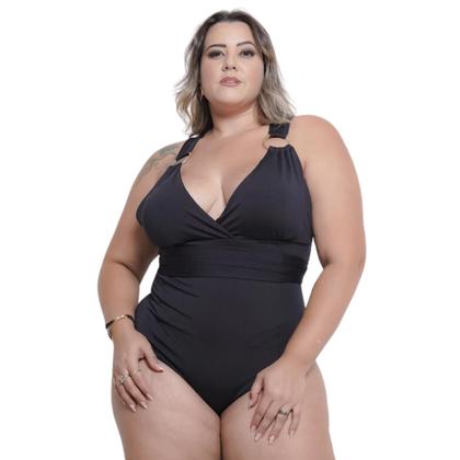 Imagem de Maiô Plus Size Multiformas Modelador Com Bojo Moda Praia