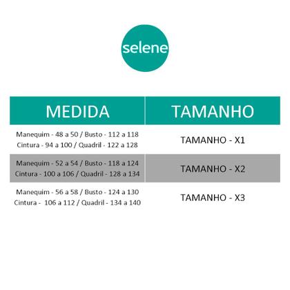 Imagem de Maiô Plus Size Verão Feminino Com Costas Aberta Modelo Clássico Liso Selene