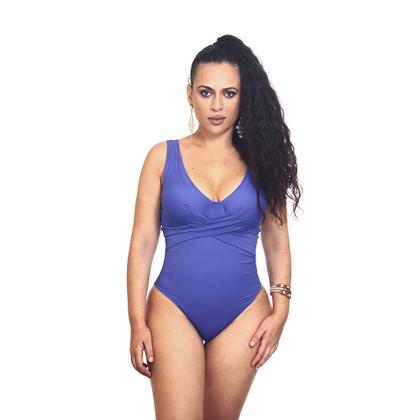 Imagem de Maiô Praia Meia Taça Plus Size Com Bojo Alça Dupla Larga