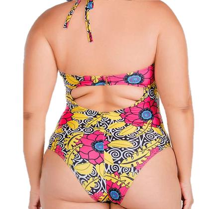 Imagem de Maiô Praia Piscina Bustiê com Bojo e recorte Moderno