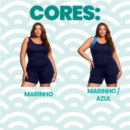 Imagem de Maiô Selene Plus Size Tamanhos Grandes Com Forro e Alça Larga Para Natação Praia