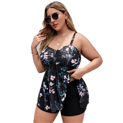 Imagem de Maiô Tankini Plus Size para mulheres 0XL a 4XL