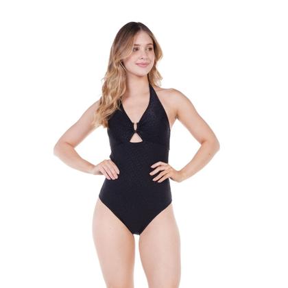 Imagem de Maiô Textura Acessório Bojo Removível Liso