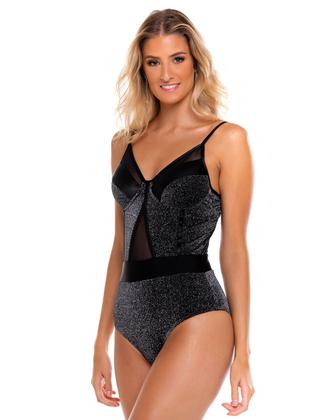 Imagem de Maiô Ultra Modelador com Aro Estruturado Shine Bright