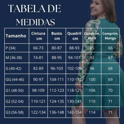 Imagem de Maiô Vestido Feminino com Manga Raglan Longa Estampada Com Short com Bojo Moda Praia Evangélica