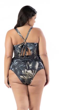 Imagem de Maiô Vestido Plus Size Com Saia De Tule Maiô Saída De Praia