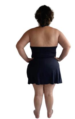Imagem de Maio Vestido Saída De Praia Plus Size Com Bojo