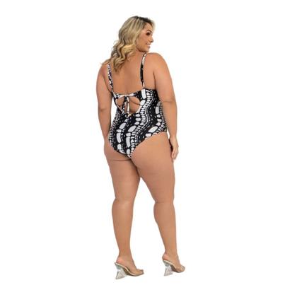 Imagem de Maiô Zero Barriga Estampado Banho de Mar Bojo Removível