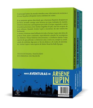 Imagem de Mais aventuras de Arsène Lupin - Kit com 3 livros
