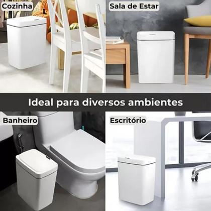 Imagem de Mais eficiência com a lixeira inteligente 11L com sensor