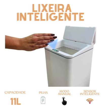 Imagem de Mais eficiência com a lixeira inteligente 11L com sensor