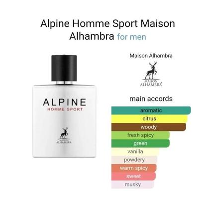 Imagem de Maison Alhambra Alpine Homme Sport Eau de Parfum Perfume Masculino 100ml