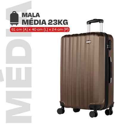 Imagem de Mala 23kg Luxuosa Com ABS Resistente e Garantia Sestini