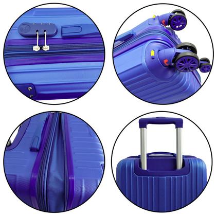 Imagem de Mala com frasqueira viagem 4 rodas 360 abs - chx