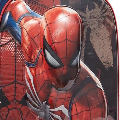 Imagem de Mala com Rodas + lancheira Spider-Man 3D - 13370 - Xeryus