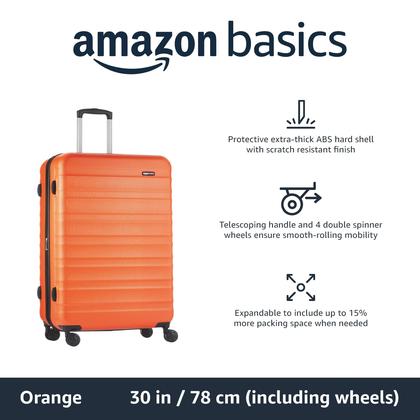 Imagem de Mala de bagagem Amazon Basics 30 polegadas Spinner Orange