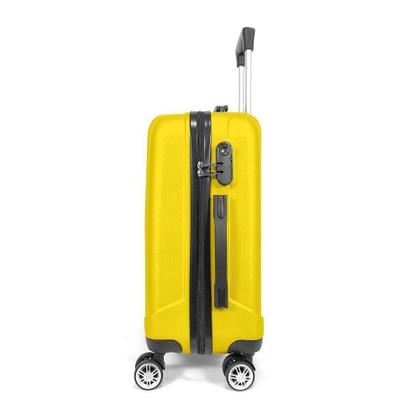 Imagem de Mala De Bordo Abs 4 Rodas Adventure Fortt Amarela - Mab01-am
