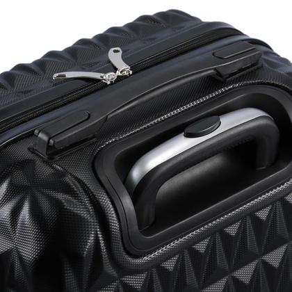 Imagem de Mala de Bordo Viagem Pequena ABS Ac74 C/ 4 Rodinhas 360º - (Regulamentação ANAC) (55 x 35 x 22cm) 