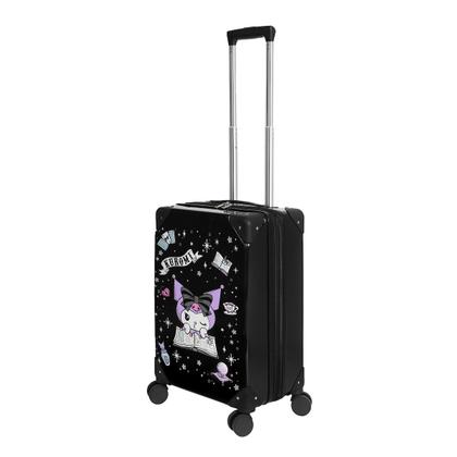 Mala de Mão Bioworld Kuromi 20 Polegadas - Preta/Roxa - Bolsas e