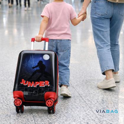 Imagem de Mala de Rodinhas Infantil para Viagem e Escolar Reforçada ABS/PC - Spider Jumper