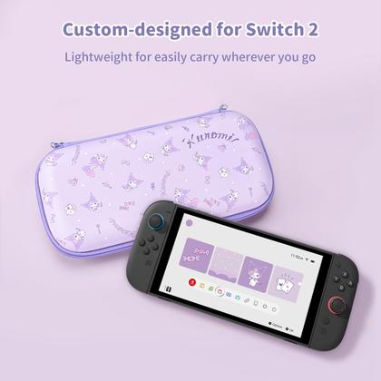 Imagem de Mala de transporte Kuitmor Slim para Switch 2 (2025) com 12 slots