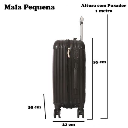 Imagem de Mala de Viagem Bordo 10kg Eagle Em Abs C/ Rodinhas 360º As52