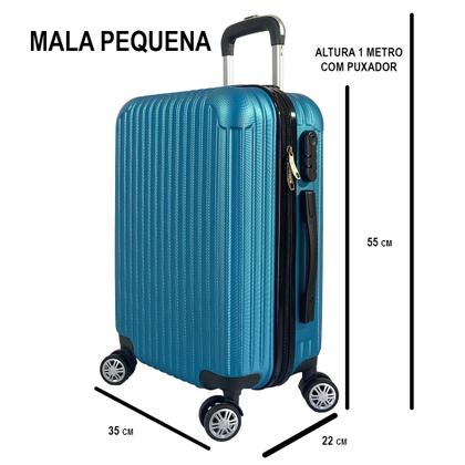 Imagem de Mala de Viagem Bordo 10kg Eagle Em Abs C/ Rodinhas 360º As52