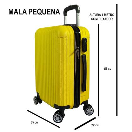 Imagem de Mala de Viagem Bordo 10kg Eagle Em Abs C/ Rodinhas 360º As52