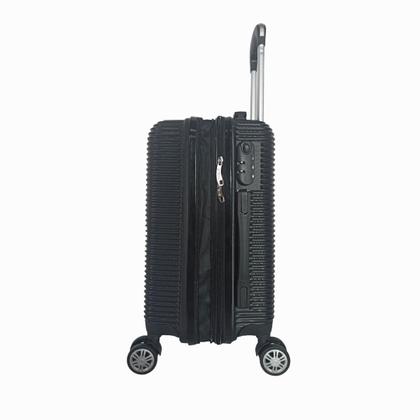 Imagem de Mala de Viagem Bordo 10kg PP C/ Zíper Expansível Padrão ANAC