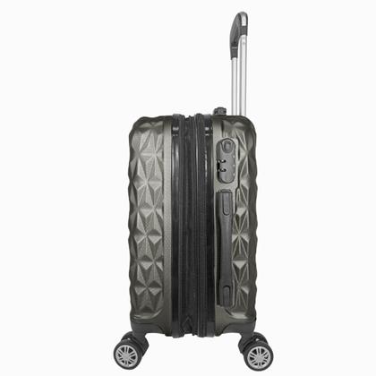 Imagem de Mala de Viagem Bordo 10kg PP C/ Zíper Expansível Padrão ANAC