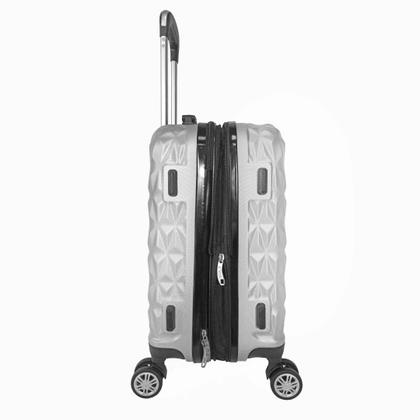 Imagem de Mala de Viagem Bordo 10kg PP C/ Zíper Expansível Padrão ANAC